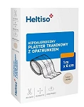 Heltiso plaster tkaninowy z opatrunkiem, 1 m x 6 cm, 1 szt.
