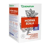 Bonatium Morwa biała saszetki, 20 szt. po 2 g