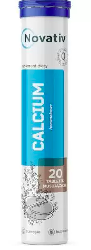 Novativ Calcium , 20 tabletek musujących