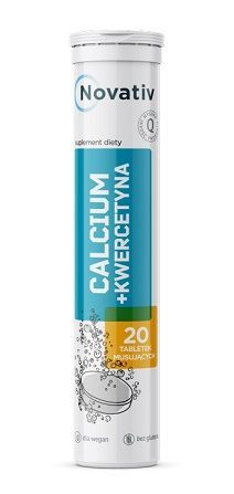 Novativ Calcium + Kwercetyna 20 tabletek musujących