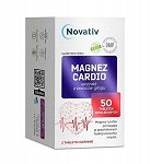 Novativ Magnez Cardio tabletki ze składnikami wspomagającymi pracę serca i układu krwionośnego, 50 szt.
