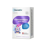 Novativ Ashwagandha KSM-66 kapsułki ze składnikami wspomagającymi prawidłową pracę mózgu, 60 szt.