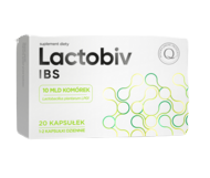 Lactobiv IBS, kapsułki ze składnikami wspierającymi mikroflorę jelitową, 20 szt.