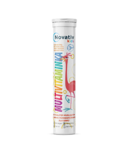 Novativ Kids Multivitaminka 20 tabletek musujących