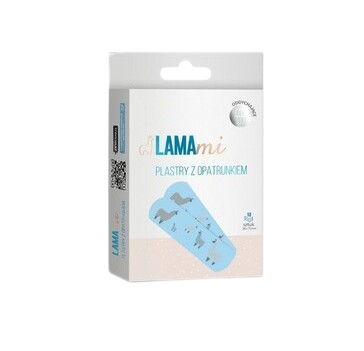 LAMAmi plastry, z opatrunkiem,dla dzieci, 10 szt.