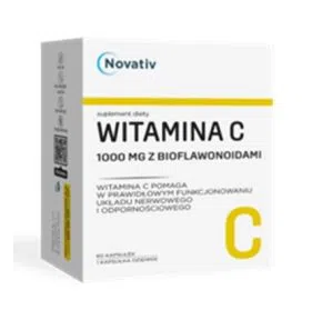 Novativ Witamina C 1000 mg, 60 kapsułek