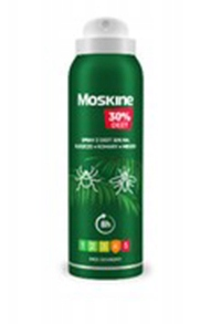 Moskine Max 30 spray, komary ,kleszcze, meszki, 200 ml