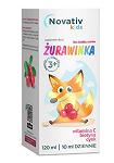 Novativ Kids Żurawinka płyn, 120 ml