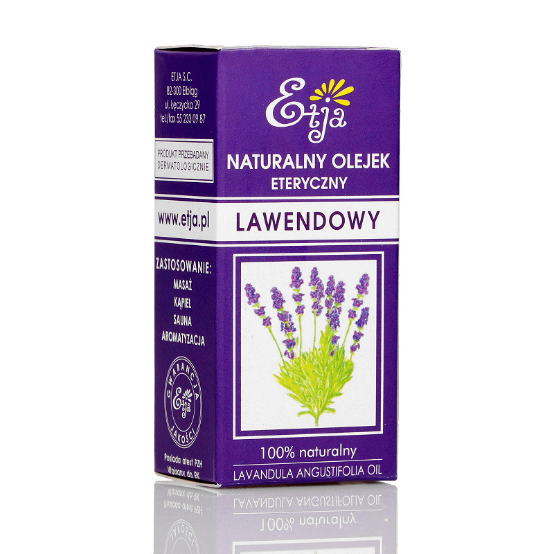 Olejek eteryczny lawendowy do pielęgnacji skóry suchej i dojrzałej, butelka 10 ml