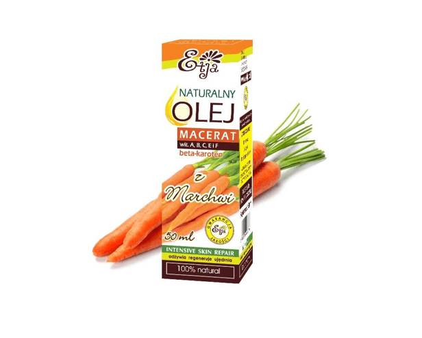 ETJA Naturalny Olej Macerat z nasion marchwi , 50 ml