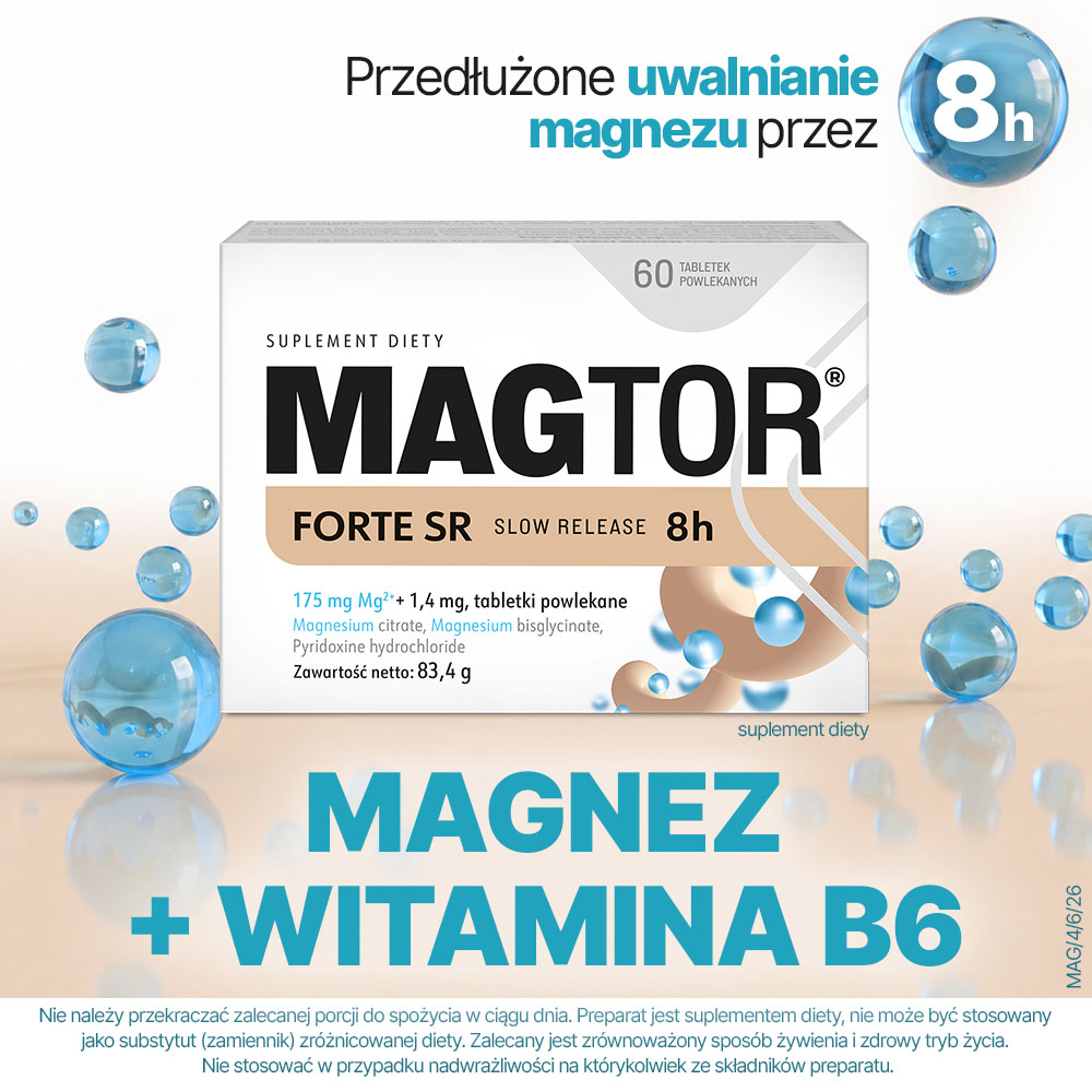 Magtor Forte SR, 60 tabletek powlekanych