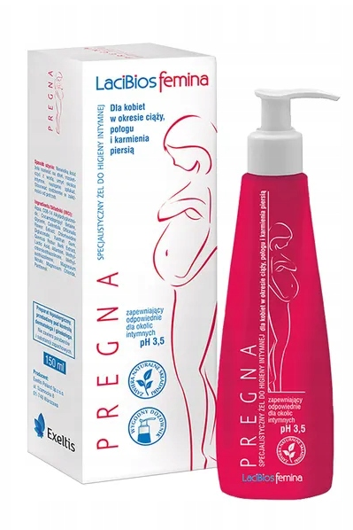 Lacibios Femina Pregna, żel do higieny intymnej, 150 ml