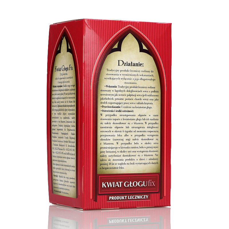 Głóg kwiat fix, zioła, 30 sasz. po 2 g