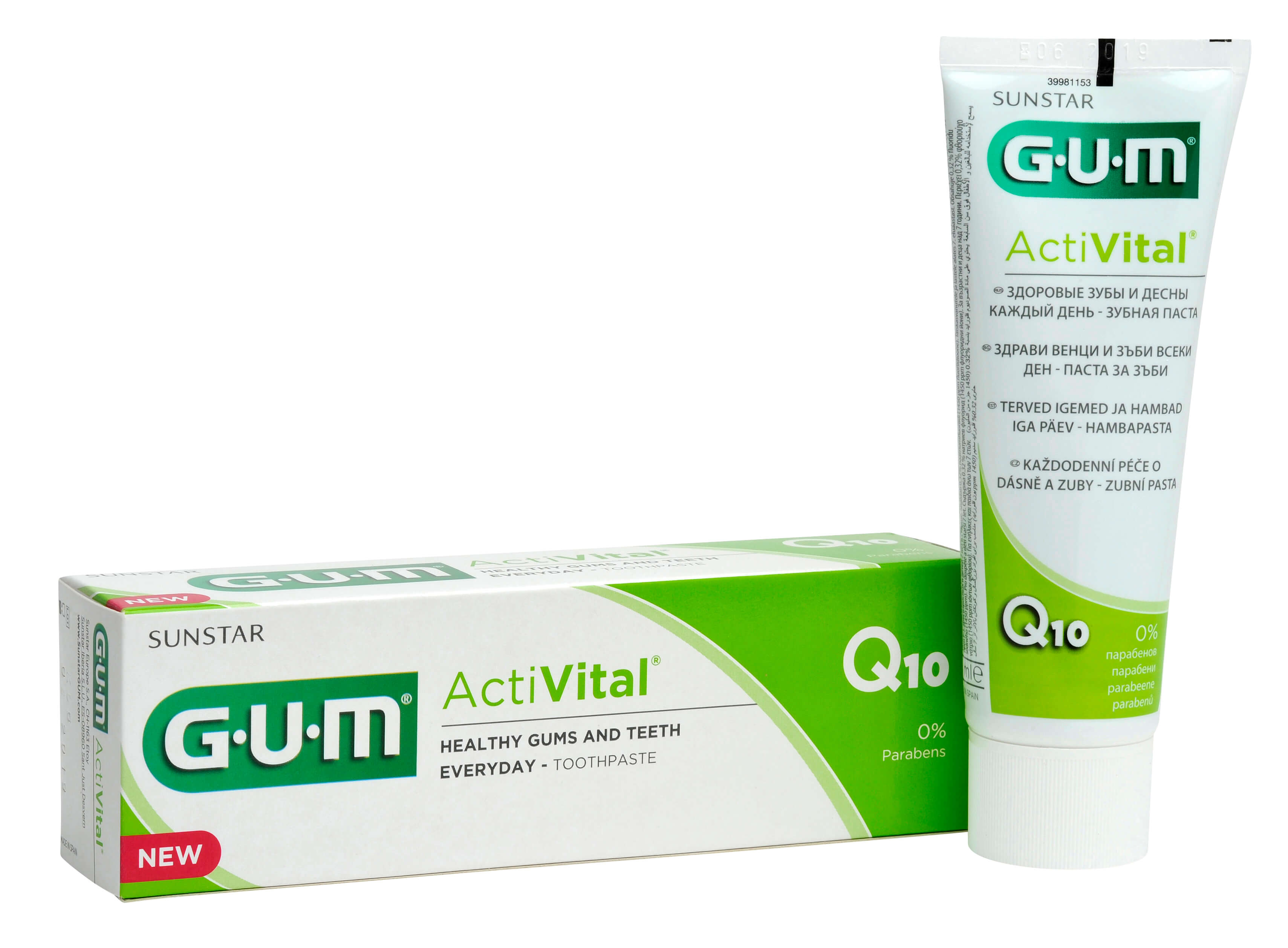 SUNSTAR GUM ActiVital, pasta do zębów, 75 ml