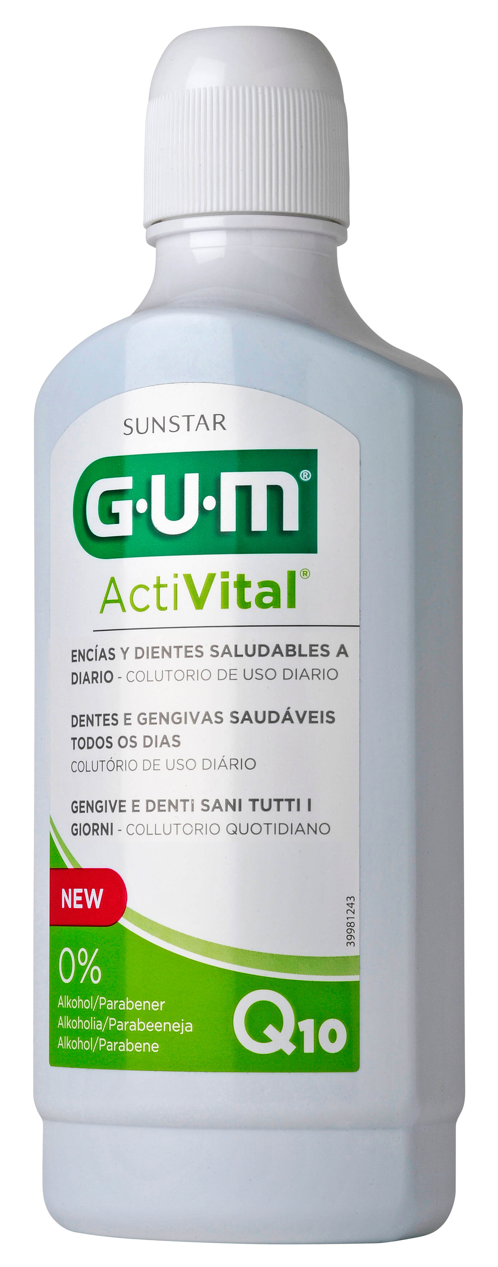SUNSTAR GUM ActiVital, płyn do płukania jamy ustnej, 500 ml