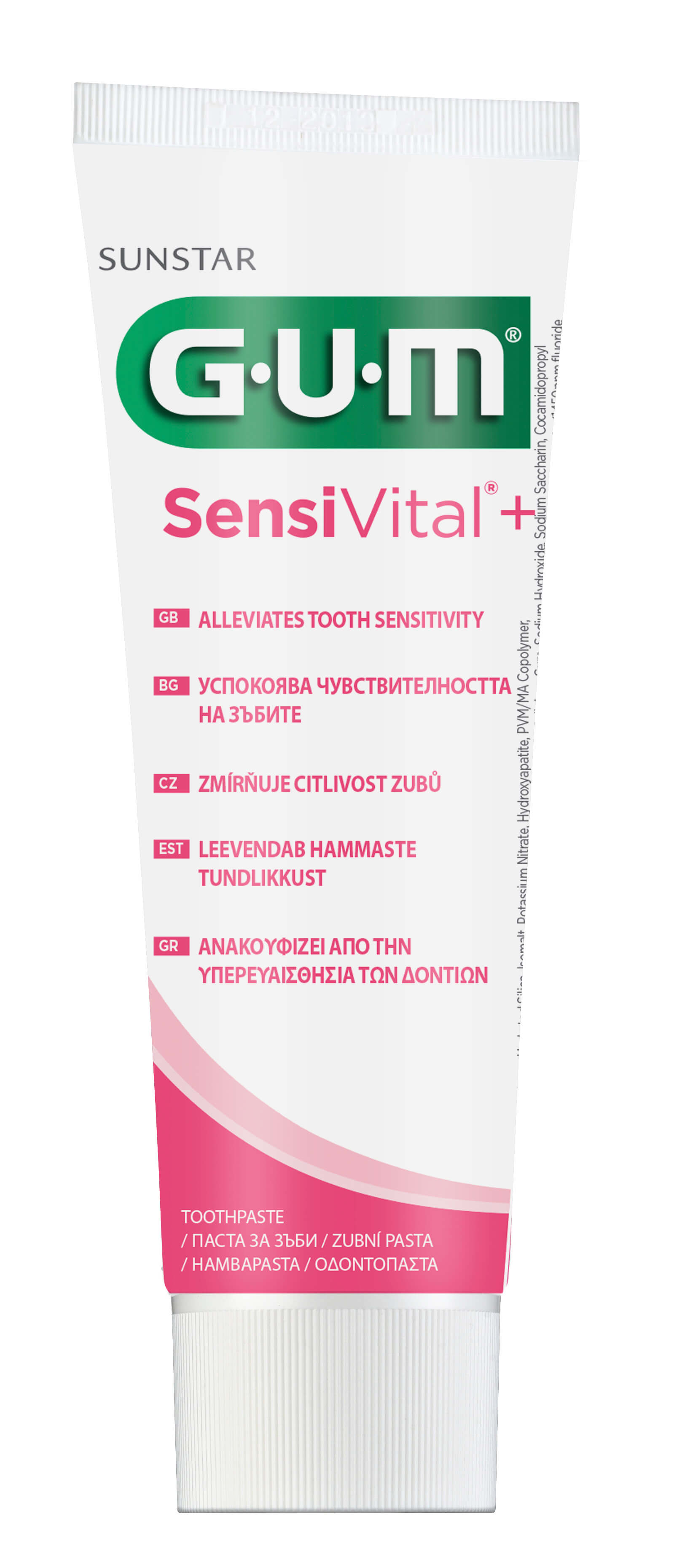 SUNSTAR GUM SensiVital+, pasta do zębów wrażliwych, 75 ml