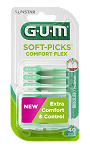 SUNSTAR GUM SOFT-PICKS Comfort Flex szczoteczka międzyzębowa średnie, 40 szt.