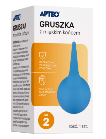 Apteo Gruszka, z miękkim końcem nr 2, 1 szt.