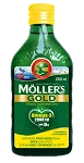 Mollers Gold Tran Norweski płyn o smaku cytrynowym, 250 ml