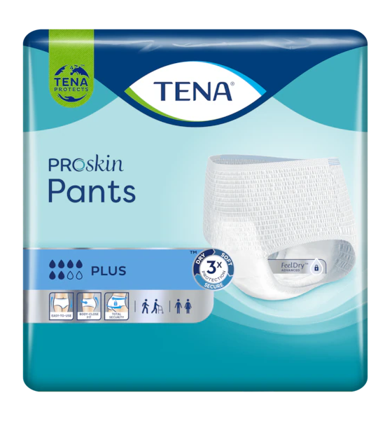 Tena Pants Proskin Plus, majtki chłonne, rozmiar L, 30 szt.