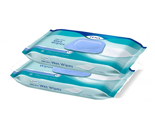 Tena Wet Wipes, chusteczki nawilżające, 2 x 48 szt.