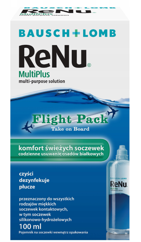 Renu Multiplus, płyn do higieny soczewek, 100 ml