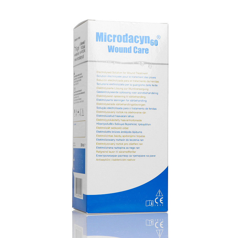 Microdacyn 60 Wound Care, roztwór na gojenie ran owrzodzeń i odleżyn , 250 ml