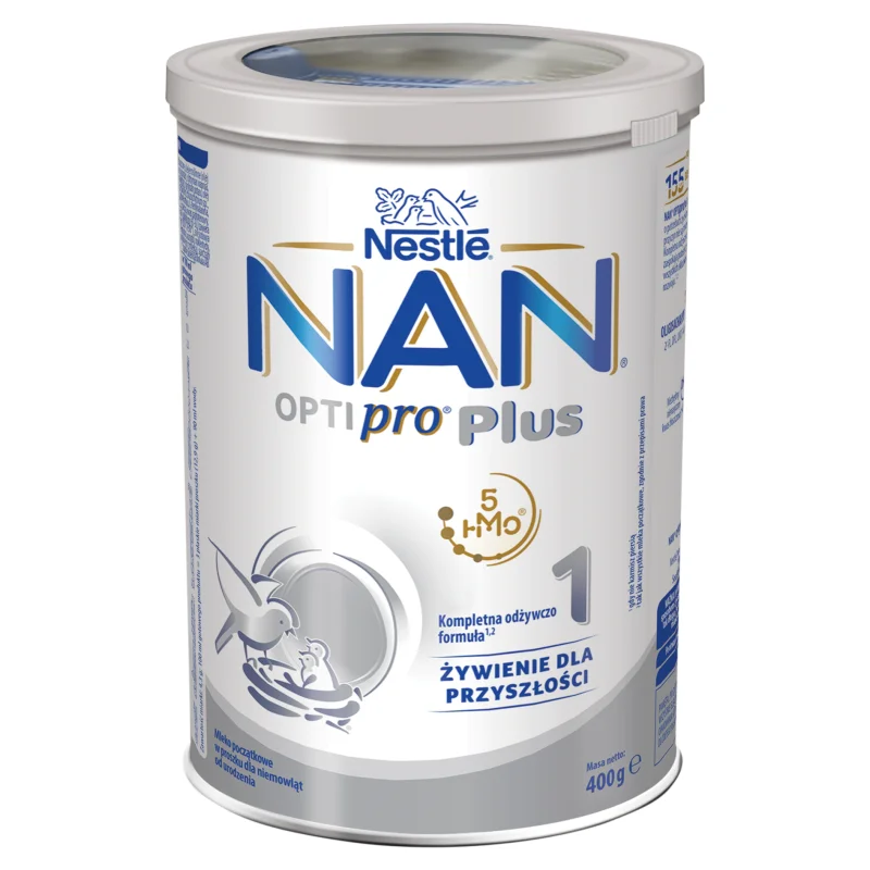 NAN OptiPro Plus 1, mleko początkowe modyfikowane w proszku, 400 g