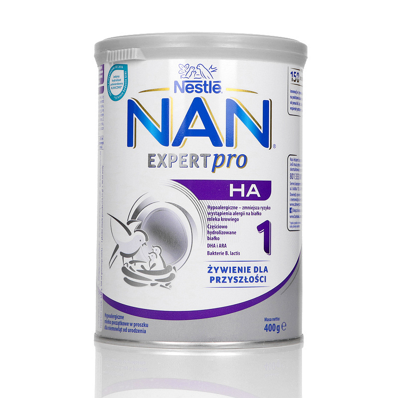 NAN Expert pro H.A. 1, proszek do żywienia niemowląt, puszka 400 g