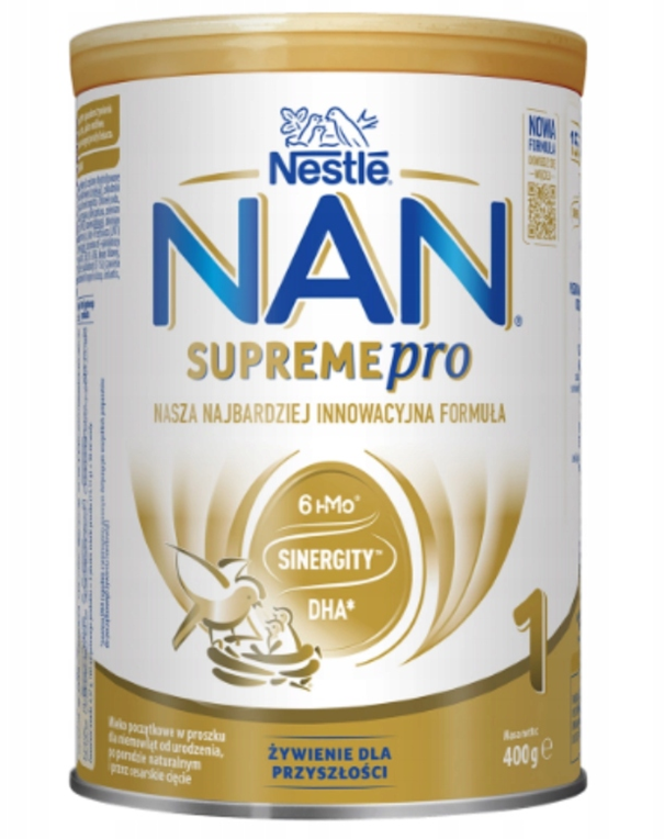 NAN Supreme Pro 1, mleko początkowe, 400 g