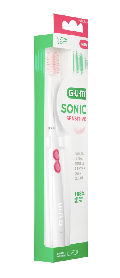 Sunstar Gum Sonic Sensitive, szczoteczka soniczna, 1 szt.