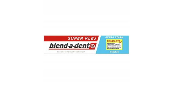 Blend-a-dent Extra Strong Fresh klej do protez, 47 g