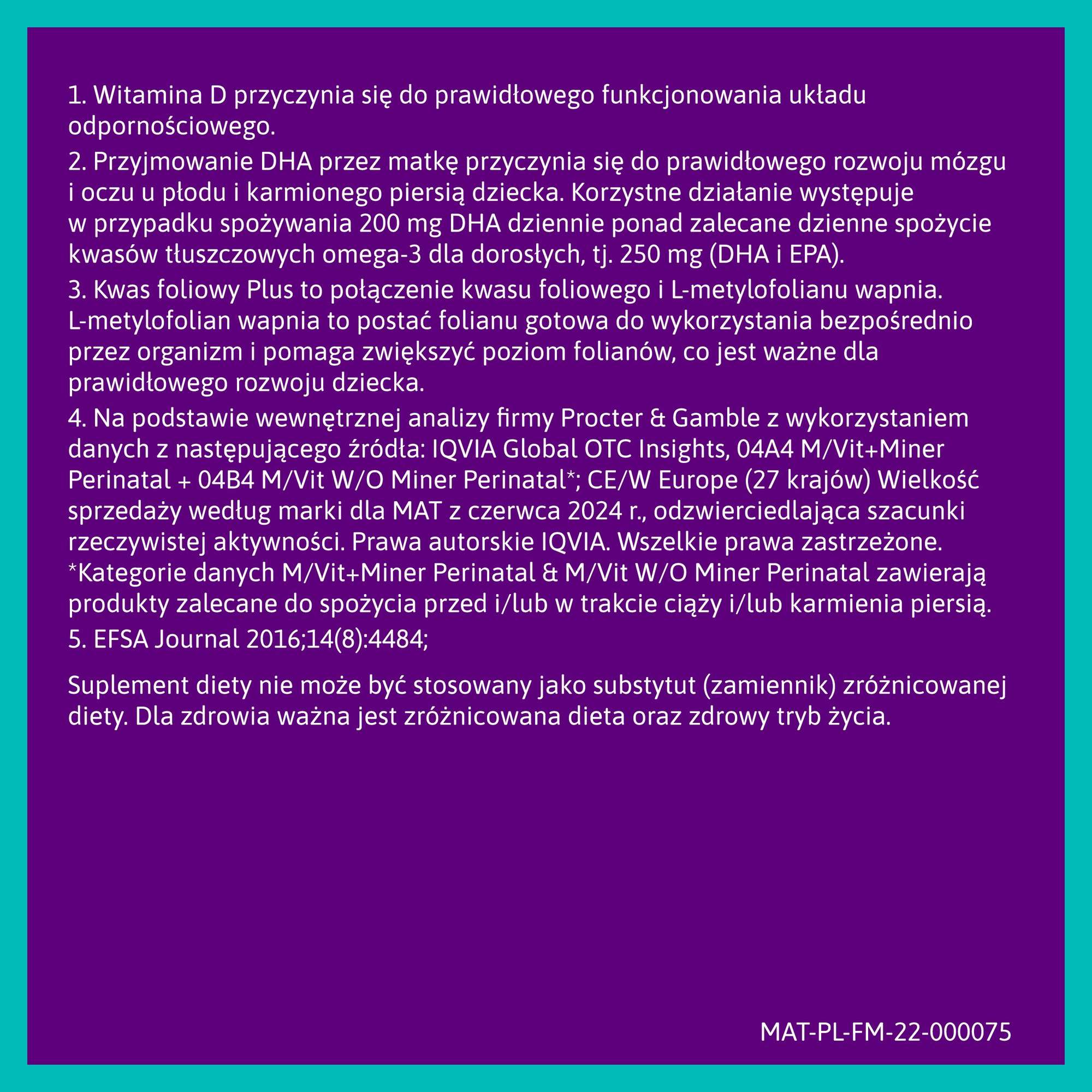 Femibion® 3 Karmienie Piersią, kwas foliowy plus, DHA, 56 tabletek i 56 kapsułek