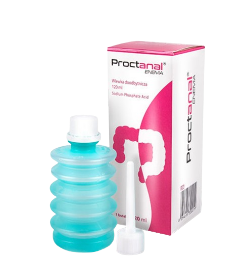 Proctanal Enema, wlewka doodbytnicza, 120 ml