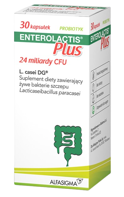 Enterolactis Plus, 30 kapsułek