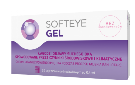 Softeye Gel żel, 0,4 ml x 20 pojemników