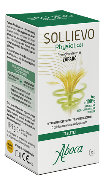 Sollievo PhysioLax tabletki na zaparcia, 45 szt.