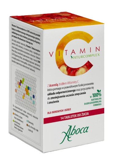 Vitamin C Naturcomplex, 14 tabletek do żucia