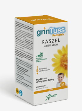 Grintuss Pediatric syrop na kaszel suchy i mokry, 128 g