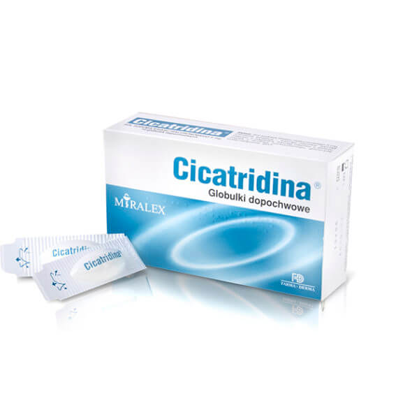 Cicatridina, globulki dopochwowe regenerujące błonę śluzową, 10 szt.