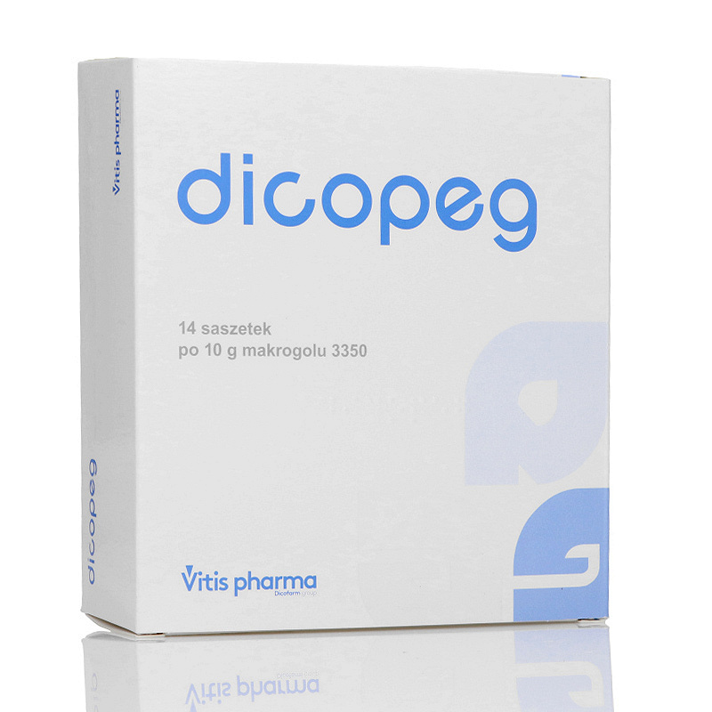 Dicopeg, proszek na przewlekłe zaparcia, 14 sasz. x 10 g