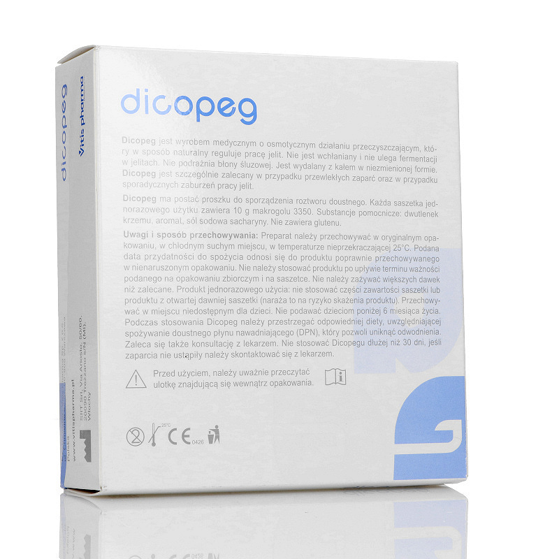 Dicopeg, proszek na przewlekłe zaparcia, 14 sasz. x 10 g