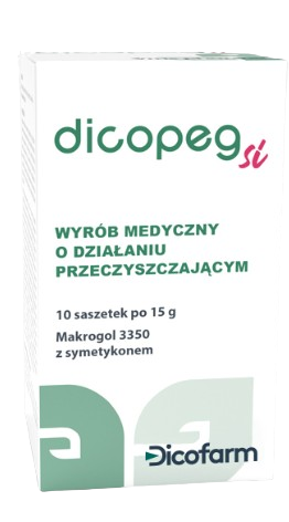 Dicopeg Si proszek na zaparcia, 10 saszetek