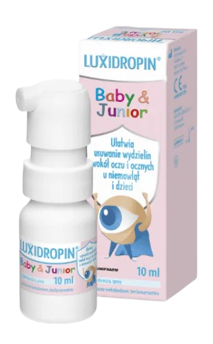 Luxidropin Baby & Junior, krople do oczu, 10 ml