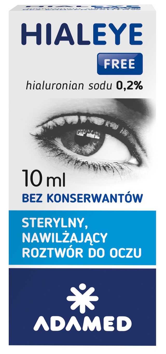 Hialeye Free 0,2% , roztwór, krople sterylne nawilżające do oczu, 10 ml