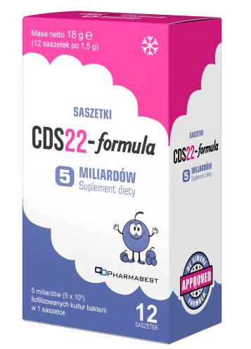 CDS22-Formula 5 Mld, o smaku borówkowym, 12 sasz.