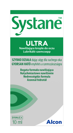Systane Ultra, krople łagodzące objawy suchego oka, butelka 10 ml
