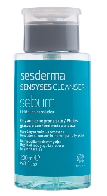 Sesderma Sensyses Sebum Cleanser, płyn do demakijażu, 200 ml