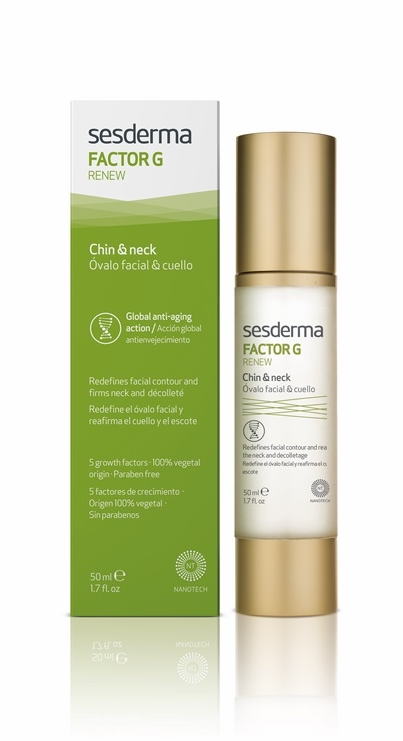 SESDERMA Factor G Renew, krem na szyję i owal twarzy, 50 ml