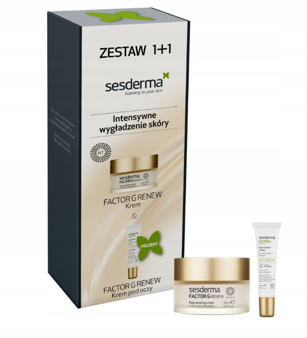 Sesderma FACTOR G, zestaw: krem, 50 ml + krem pod oczy, 15 ml